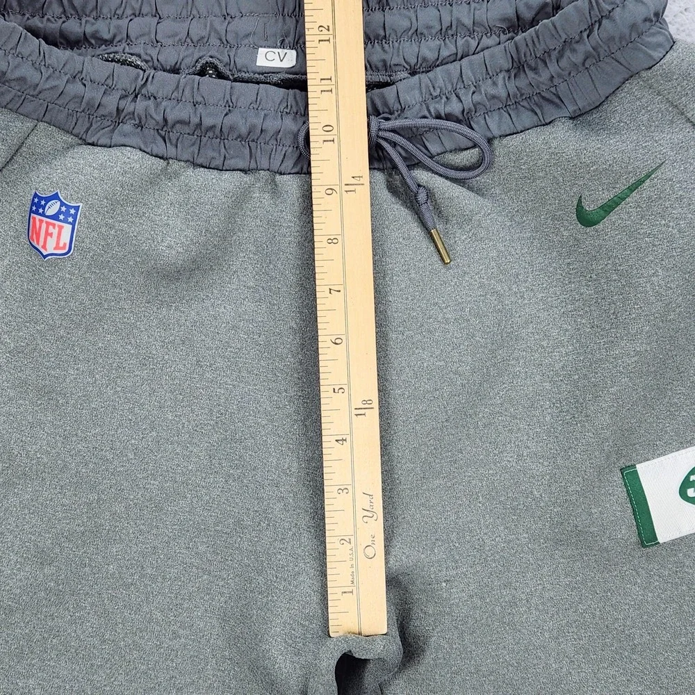 New York Jets Pants Mens Large Gray NFL Football Nike On Field Apparel Joggers